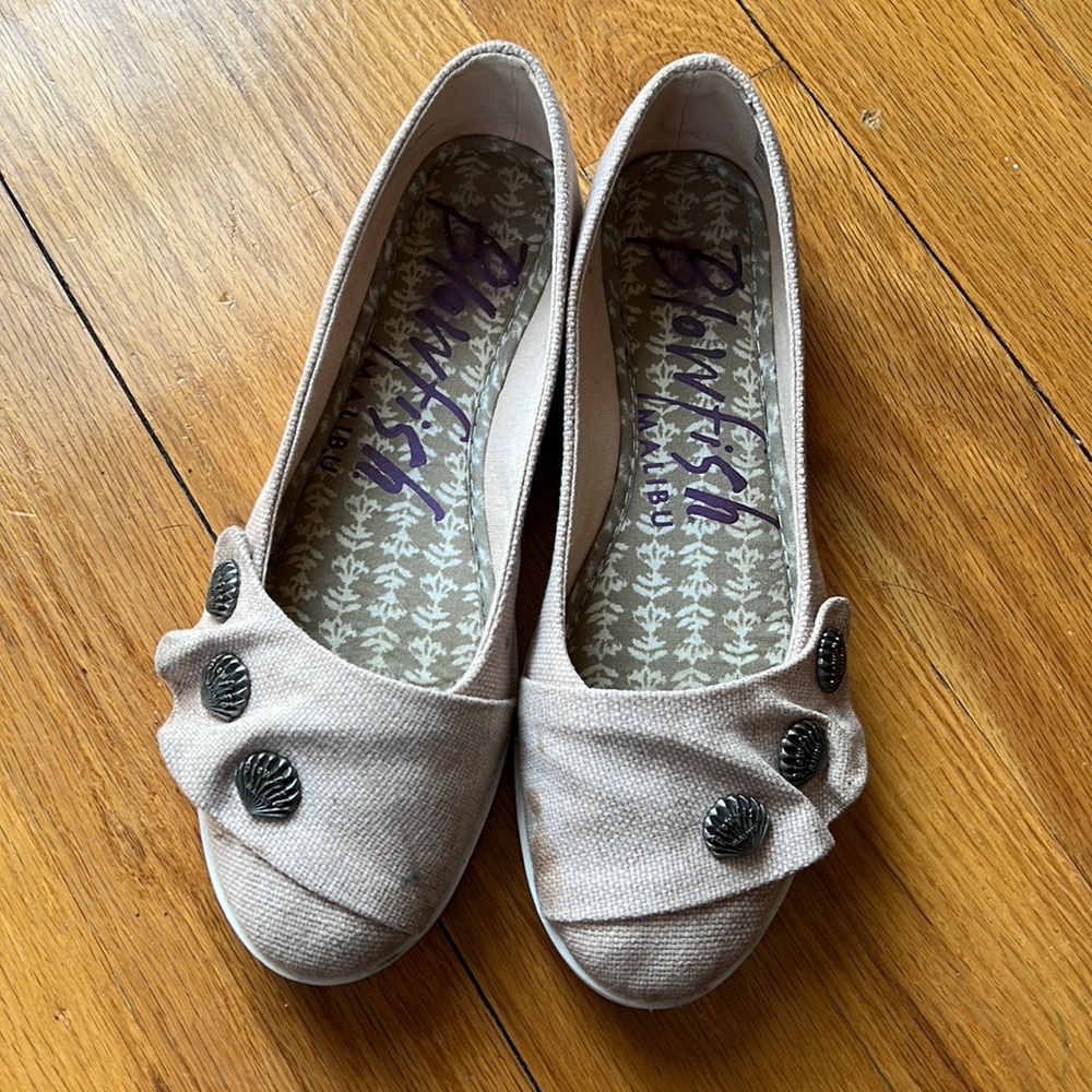 Blowfish pink flats